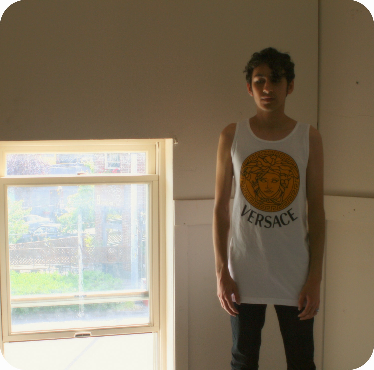 Retro Versace Designer Tank Men's Women's Unisex
