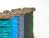 Paper Twine on a Small Old Wooden Bobbin