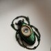 Cabinet of Curiosities Specimen no. 63 - The Emerald Scarab Beetle Eye Fly - original 3D insect painting by Mab Graves