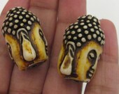 Large Carved Buddha focal pendant bead -  BD305