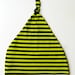 Top Knot  Beanie Stripes
