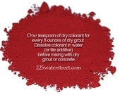 Red Rose Grout Pigment