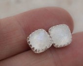 Elegant Princess Moonstone Earrings, Bridesmaid, Wedding