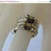 ON SALE Four Sterling Silver Rings - Vintage