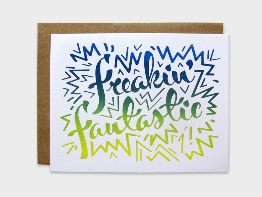 Exclaim Card - Freakin Fantastic