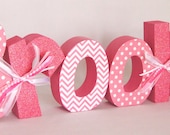 Childrens Decor Baby Girl Nursery Letters