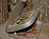 Vintage WEBER Fly Fishing Lure Fly Box / Case & Flies / Trout Lures / Tackle
