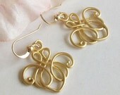 14k Gold filled Gold Plate Chandelier EARRINGS for Wedding, Mothers day, Anniversary