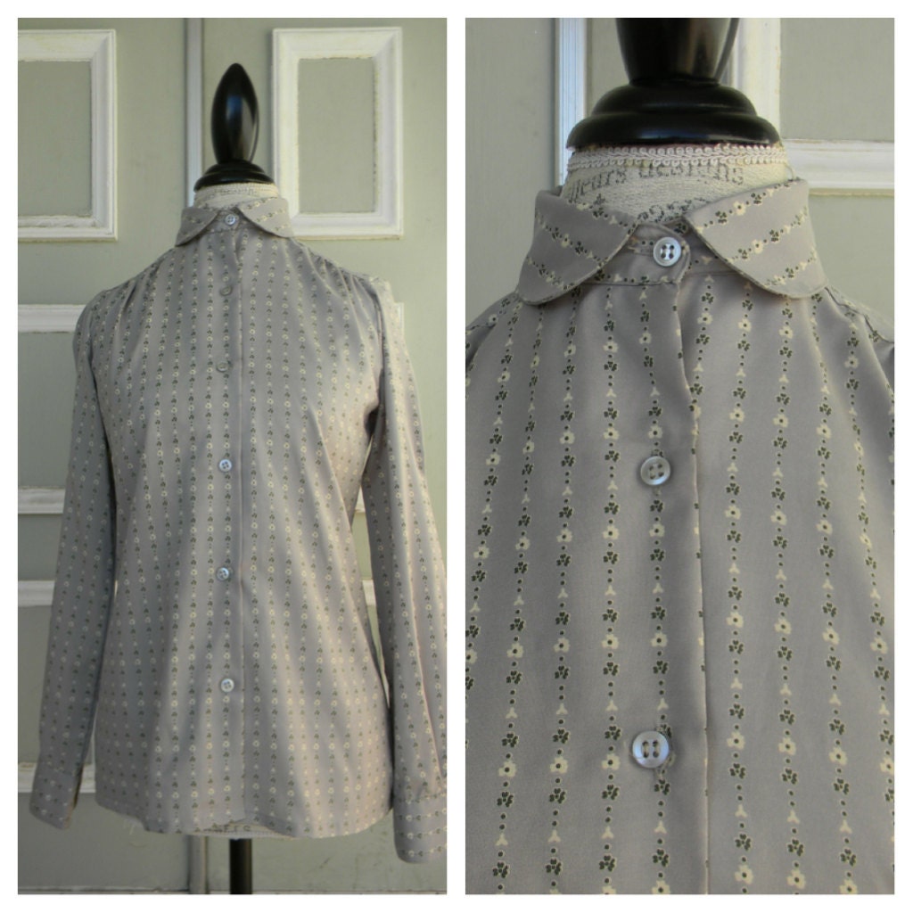 60s // COLLARED TOP