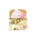 Floral Garden Mini Snap Wallet Card Holder (Business Card, Gift Card, Debit/Credit Card, Membership Card Case)