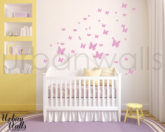 Vinyl Wall Sticker Decal Art - Butterflies