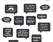 DIY Photo Booth Printables - Chalkboard Signs - BABY SHOWER Il_170x135