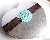 One Pound Heart Shaped Nut and Caramel box