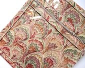 Small Jewelry  Zippered Bag Vinyl Fabric Organizer Pouch