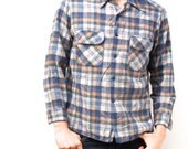 PENDLETON 80s tartan long sleeve WOOL classic button up FLANNEL
