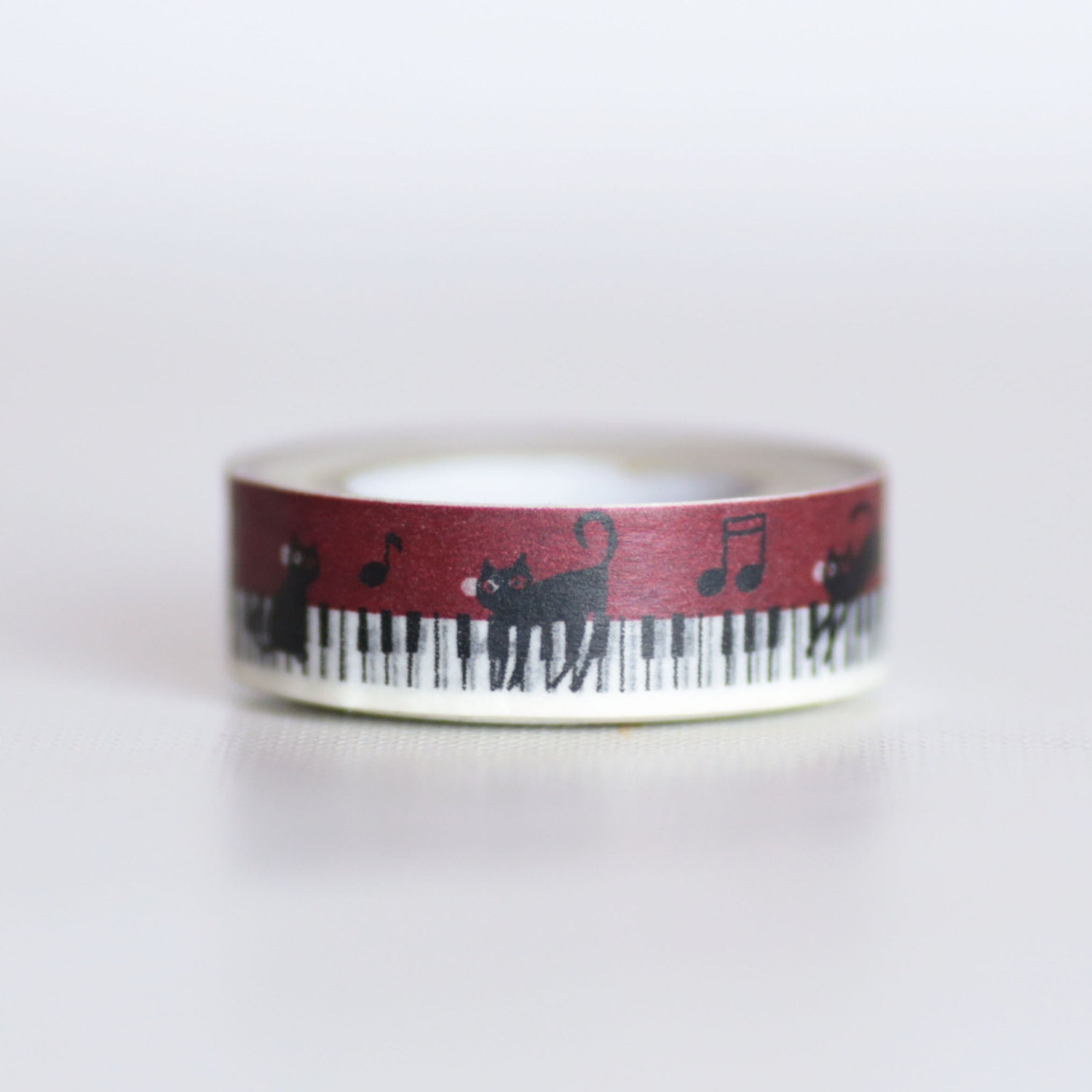 Cats & Keys Washi Tape-  Single Roll 10 mm