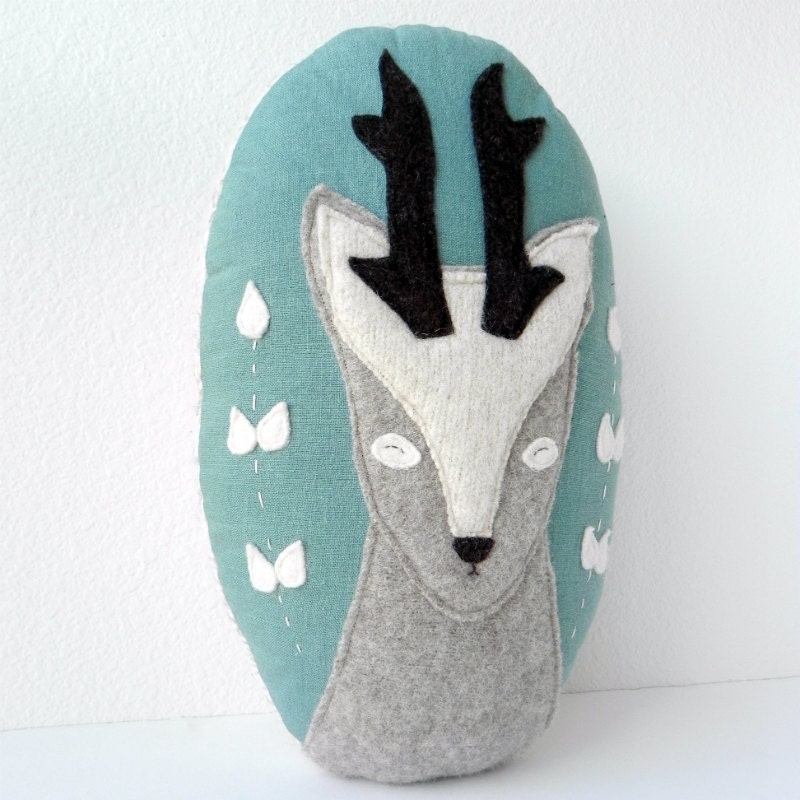 the Buck -- Plush Cameo Cushion