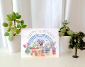 Happy Birthday Houseplants Card