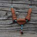 Andes- native inspired ceramic necklace - ready to ship