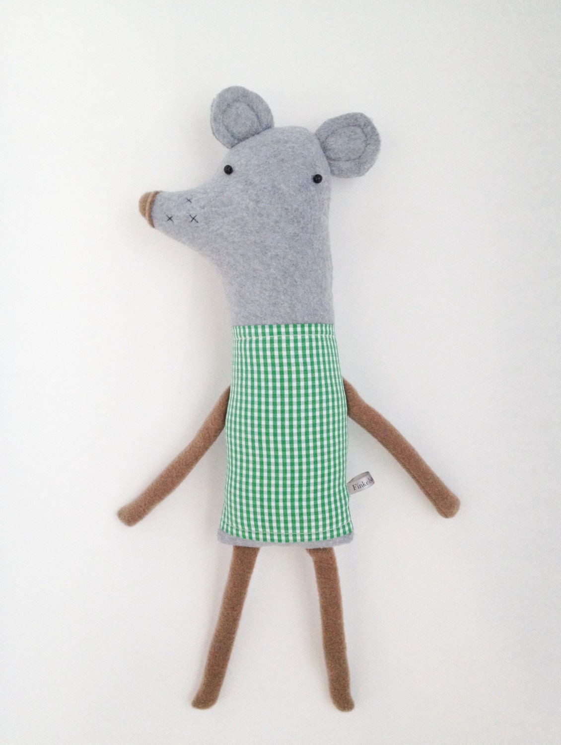 Plush Rodent Friend- Finkelstein's Center Handmade Creature