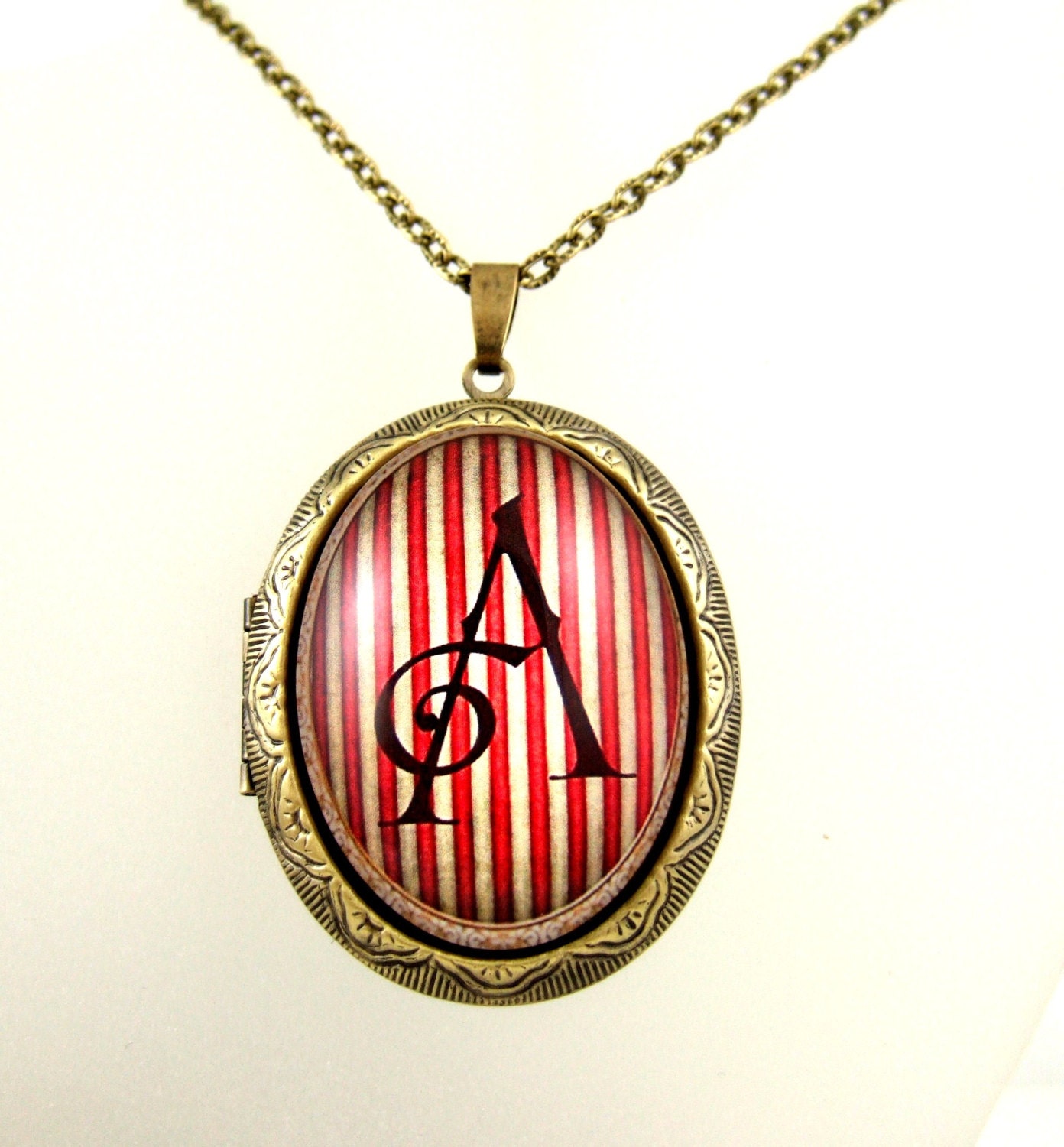 Personalised Necklace Cameo Locket Personalized Necklace Carnival Style Cameo Necklace Bridesmaid Gift