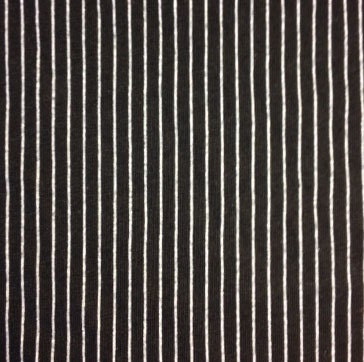 Striped Black Jersey   1 Yard  Org. Cotton/ Bamboo