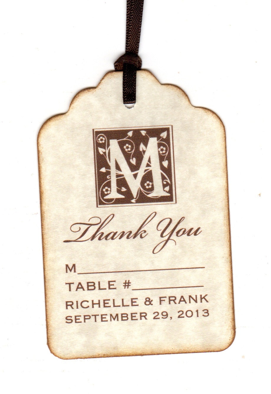 Custom Listing For Alexandra -  210 Wedding Place Cards / Escort Cards / Personalized / Monogram / Labels / Hang Tags - Vintage Style