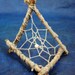 Waking Dreamcatcher with Hemp and Windfall Branches Four-Sided D4U002