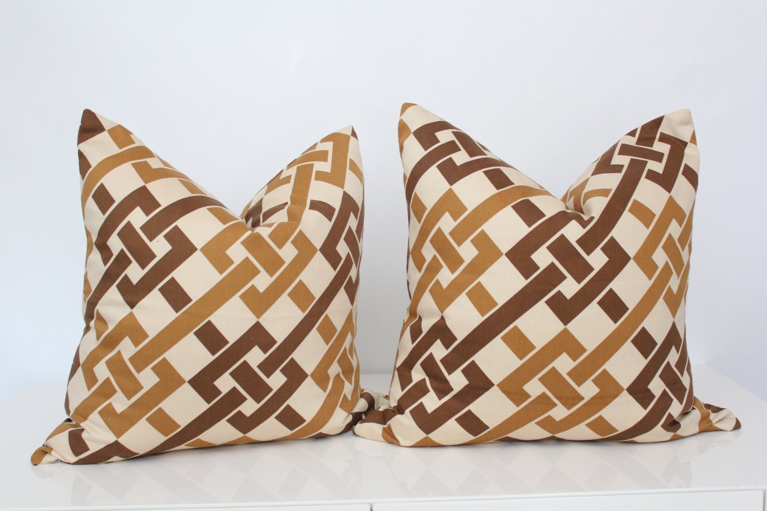 PAIR of 22x22 Duralee Pillow Shams