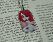 the spider nightmare glass tile pendant
