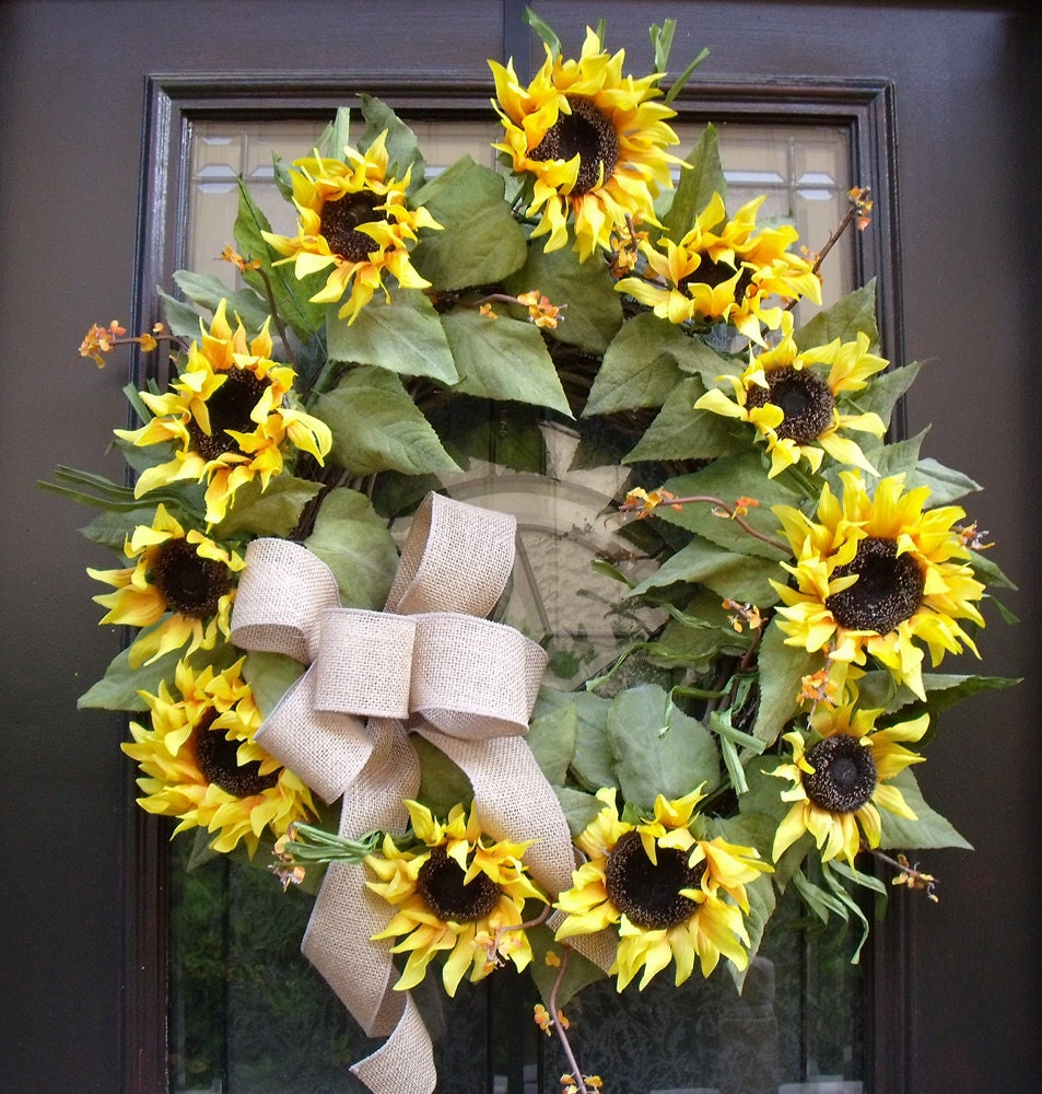 Popular items for sunflower home decor on Etsy