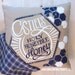 Supernatural - Castiel Pillow Cover - Hand Printed and Sewn