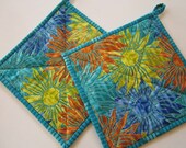 Pot Holders - Flower or Sunburst