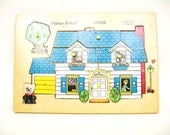 SALE - Vintage Fisher Price House Puzzle
