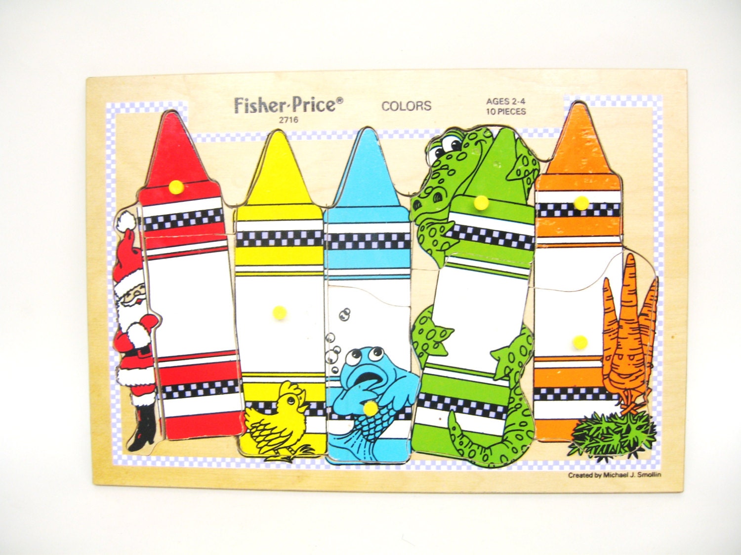 SALE - Vintage Fisher Price Colors Puzzle