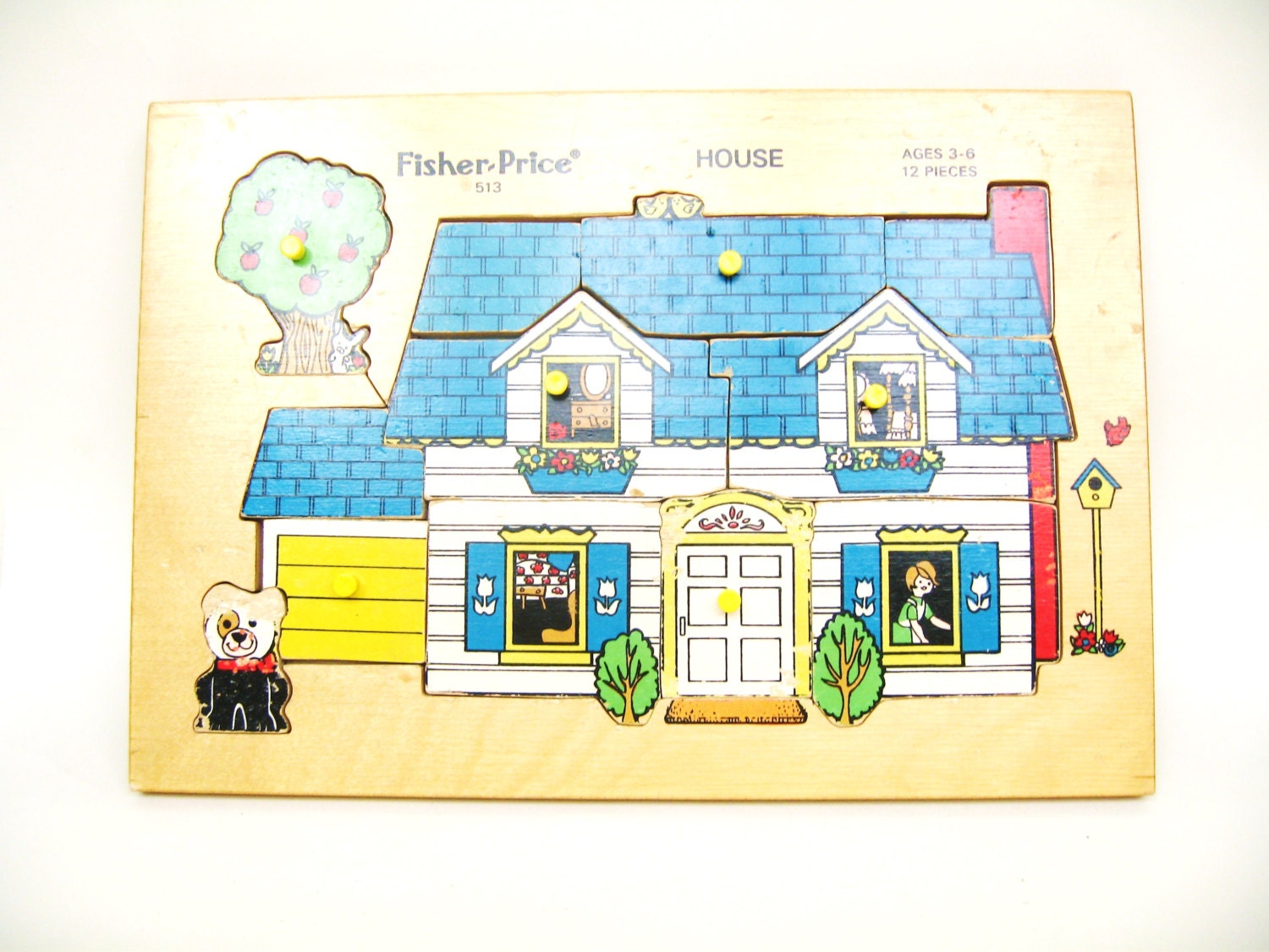 SALE - Vintage Fisher Price House Puzzle