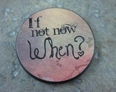 Quotes1.5 inch Custom Drilled Ephemera Pendant