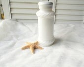 Vintage Milkglass Jar Spice Medicine Apothocery Jar Storage Kitchen Decor White