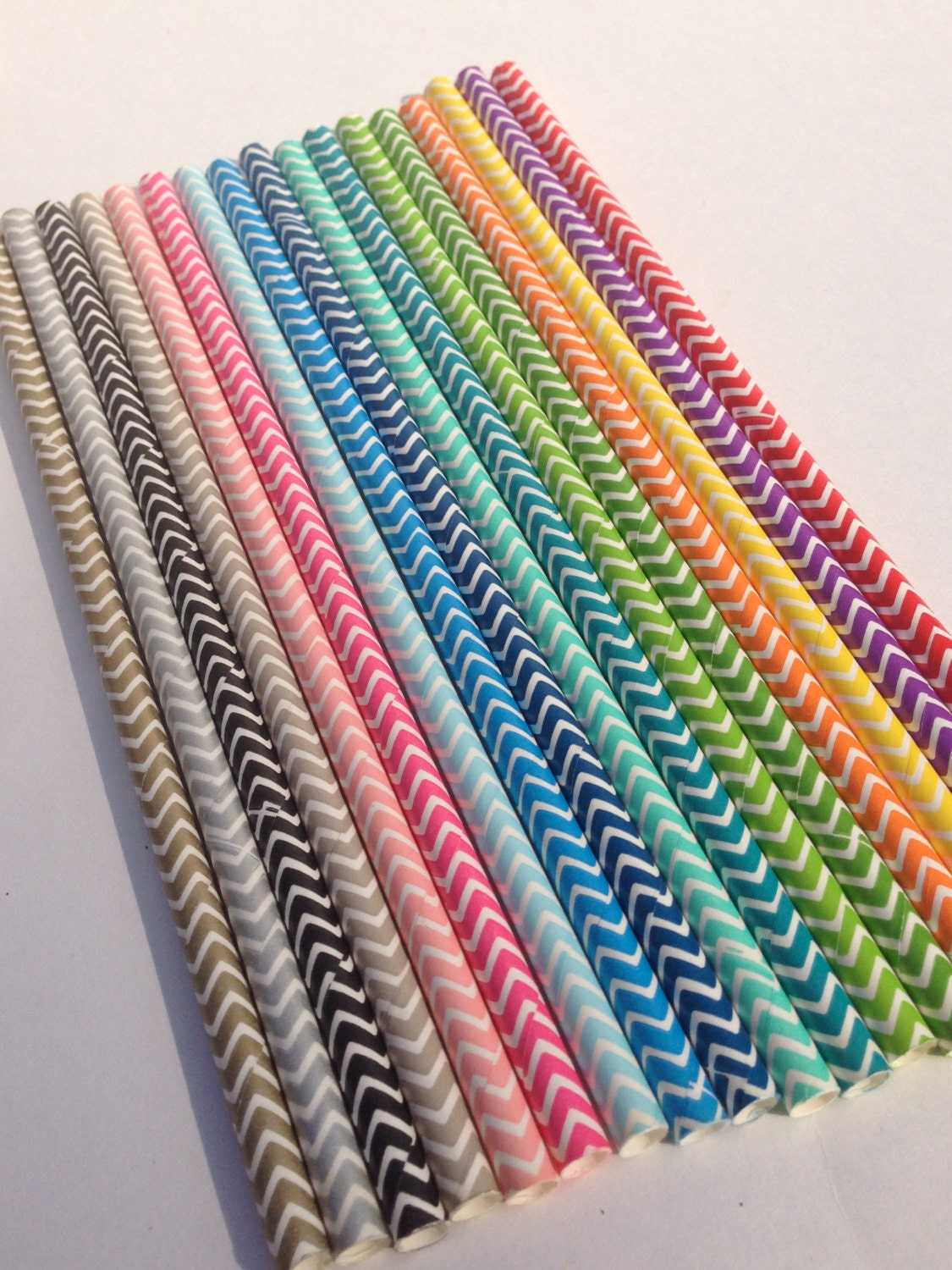 30 Chevron Stripe or Polka Dot Paper Straws with a printable PDF pennant that you can customize.... You choose the colors ... over 60 style