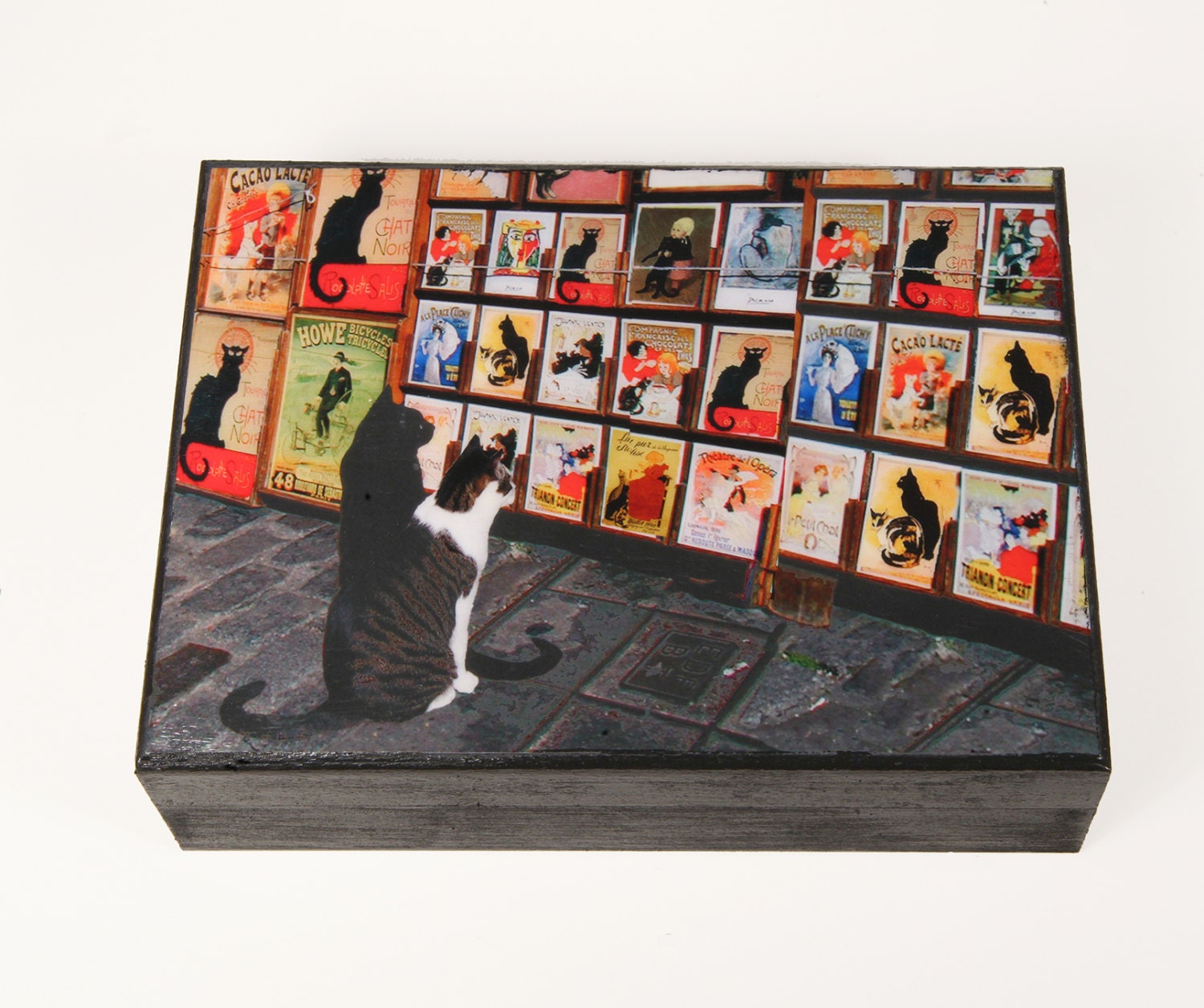 Chat Noir Cat Box- Decorative Keepsake Box