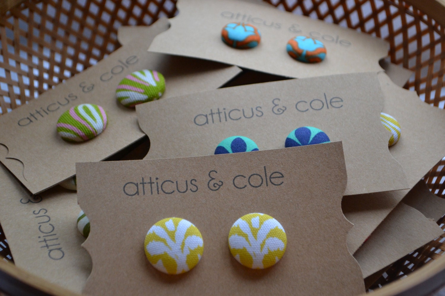 Any 5 pairs button earrings for 25