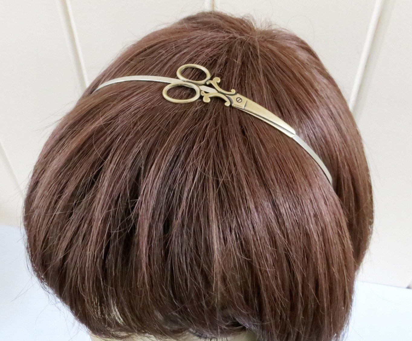 Steampunk Scissor Bracelet- Antique Brass Finish