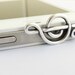 Music Note Cell & iPhone Dust Plug- Universal Headphone Jack Anti Dust Plug- Cellphone/ iPhone Accessories- Silver