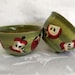 Ceramic bowls hand painted with red apples