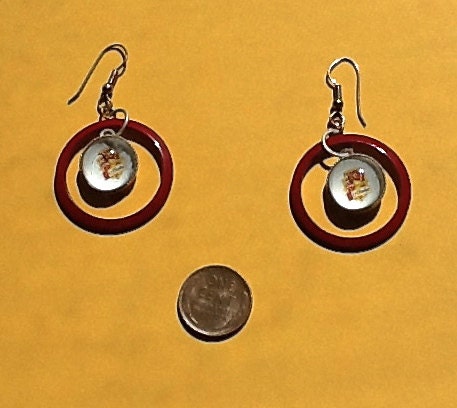 Harry Potter Gryffindor House Crest Earrings