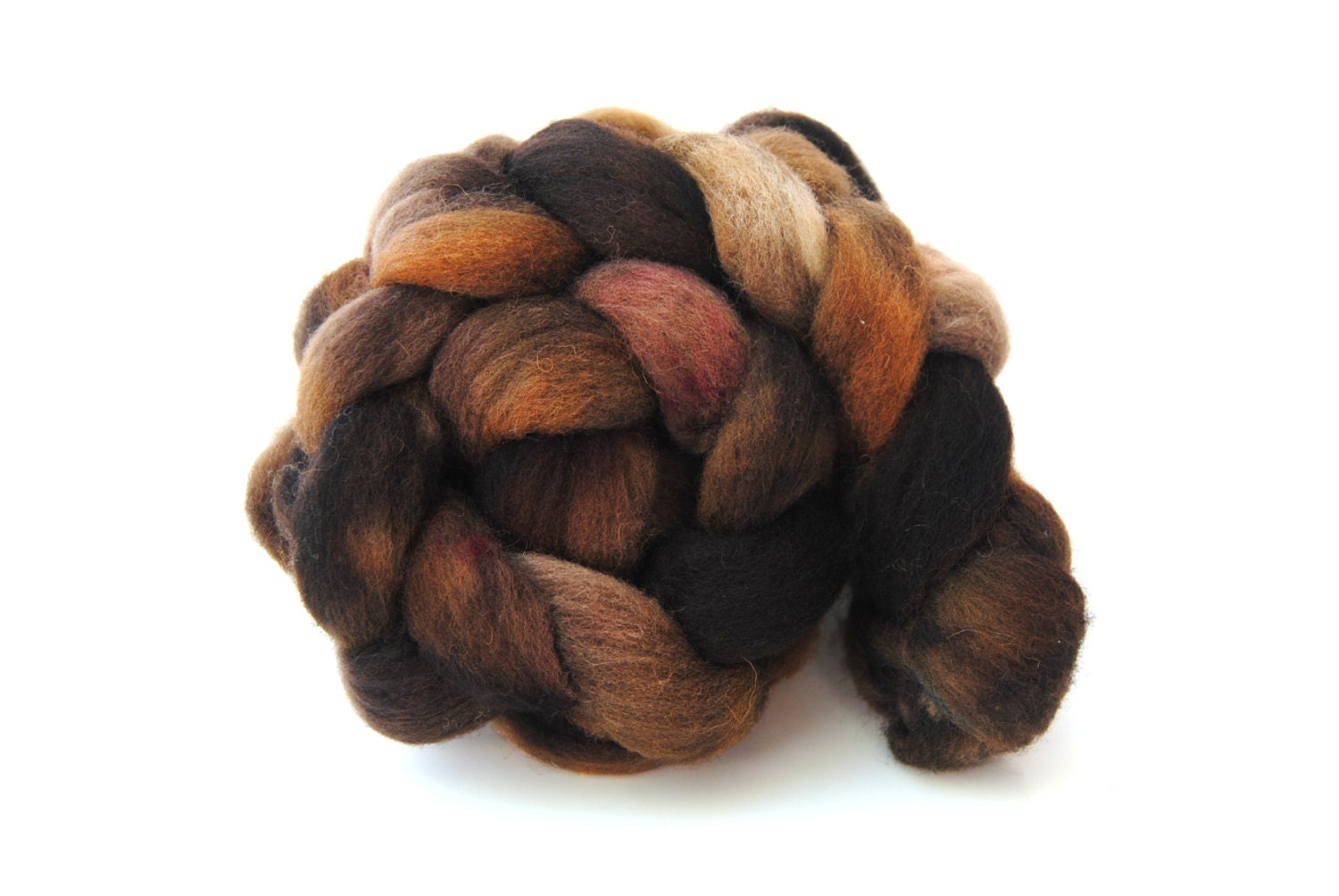 HIS EYES Hand-Dyed Southdown Combed Top/Roving-4 ounces
