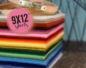 Wool blend felt: 20 9x12" sheets by Benzie