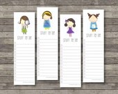Stuff To Do Bookmark Notes . Digital Collection . Mayi Carles