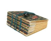 As Gifted on the Wendy Williams Show  Pocket Size Elegant Coptic Journal in with Skeleton Key Closure