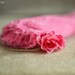 Baby Headband and Baby Wrap Set in Bright Pink, Wrap Scarf, Great for Photo Prop